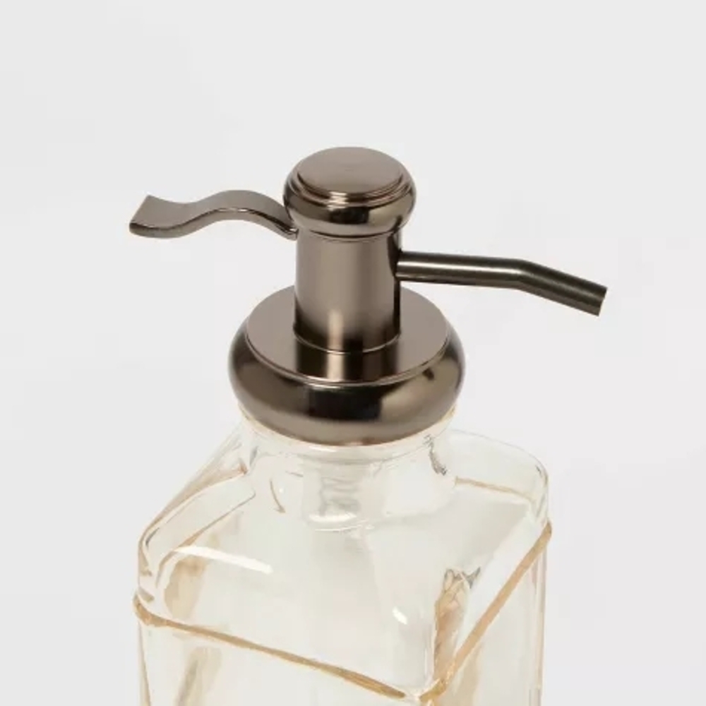 Threshold 12oz Antique Glass Tall Soap Pump Brown - Threshold™ - Picture 4 of 4